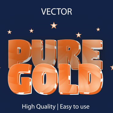 Gold Pure Illustrations Templates 296592