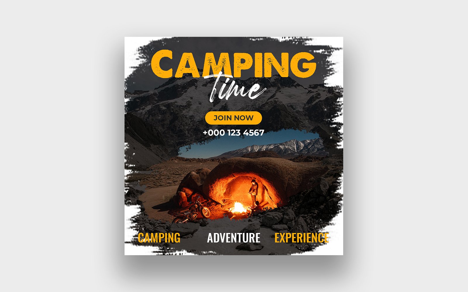 Camping Social Media Template