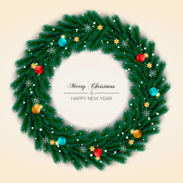 Branch Christmas Illustrations Templates 296641