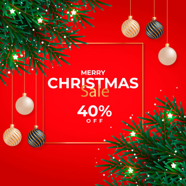 Branch Christmas Illustrations Templates 296648