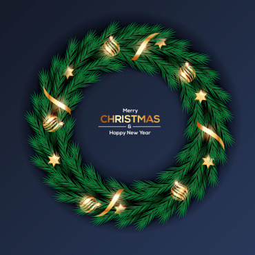 Branch Christmas Illustrations Templates 296650