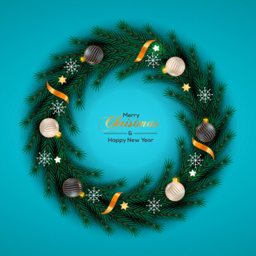 Branch Christmas Illustrations Templates 296660