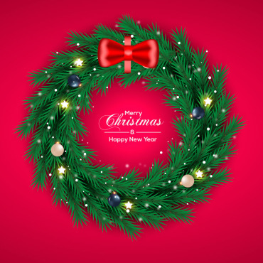 Branch Christmas Illustrations Templates 296661