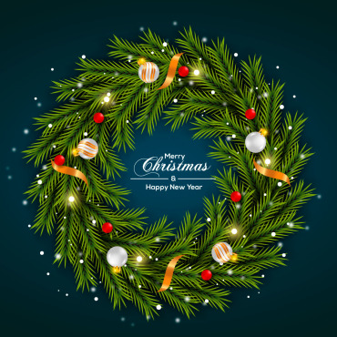 Branch Christmas Illustrations Templates 296670