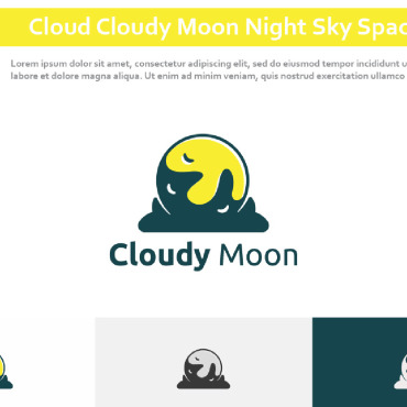 Cloudy Moon Logo Templates 296871
