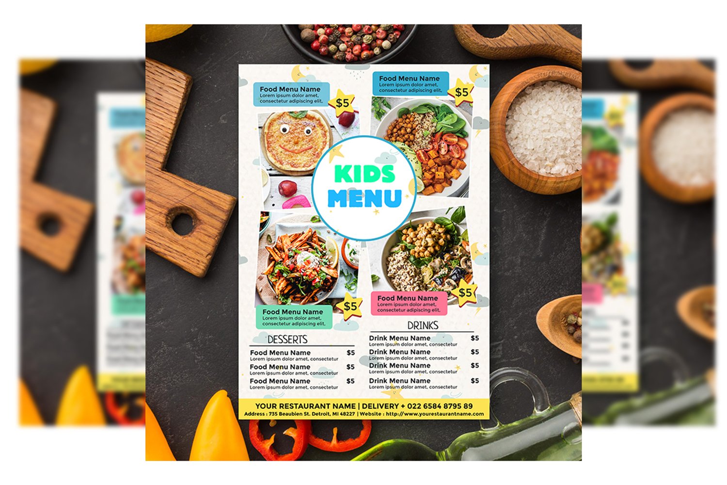 Restaurant Menu - Flyer Template #13