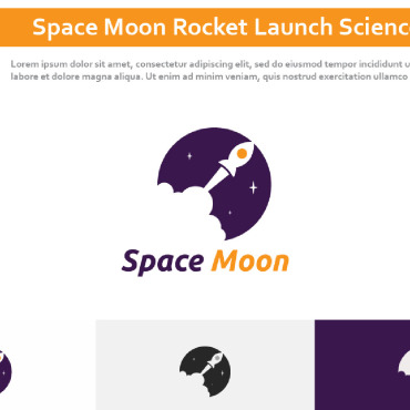Moon Rocket Logo Templates 296881