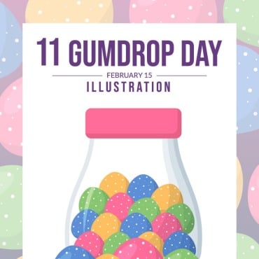 Gumdrop Day Illustrations Templates 296945