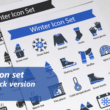 Man Snow Icon Sets 296968