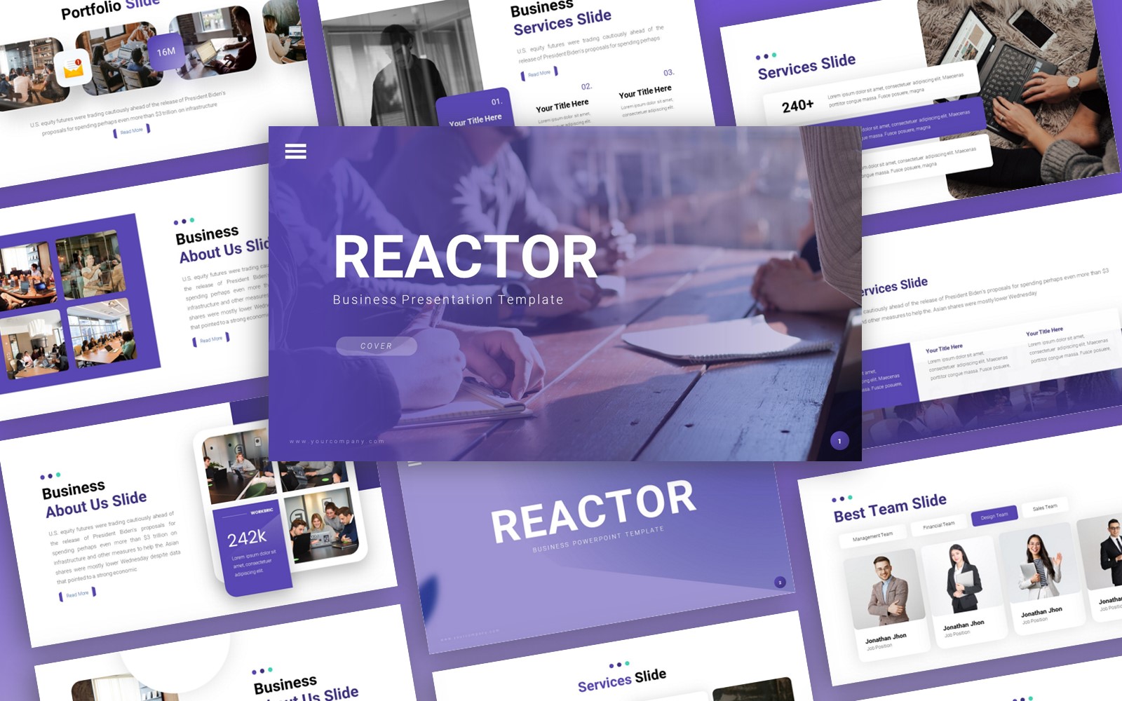 Reactor - Business Multipurpose PowerPointTemplate