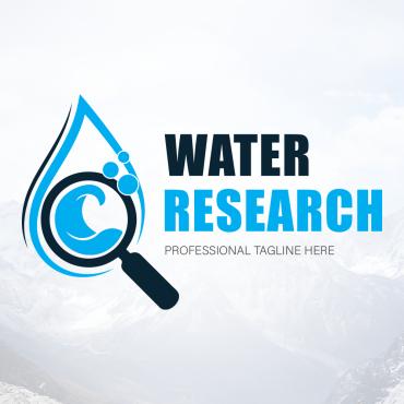 Water Research Logo Templates 296985