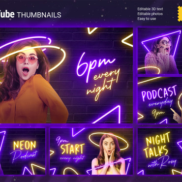 Podcast Youtube Illustrations Templates 296997