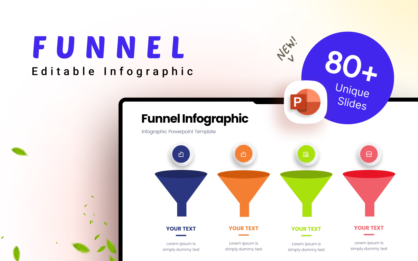 Funnel Business Infographic Presentation Template