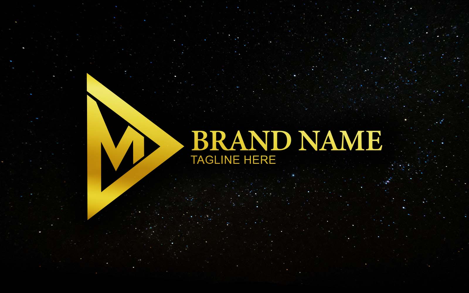 New Creative Letter MD Logo Design - Brand Identity