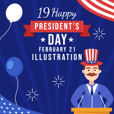 Presidents Day Illustrations Templates 297104