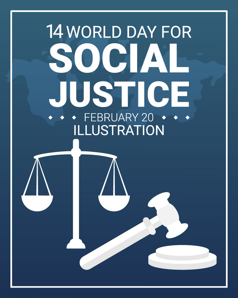 14 World Day of Social Justice Illustration