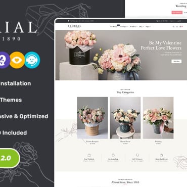 Store Flower Shopify Themes 297219