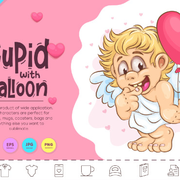 Cupid With Vectors Templates 297285