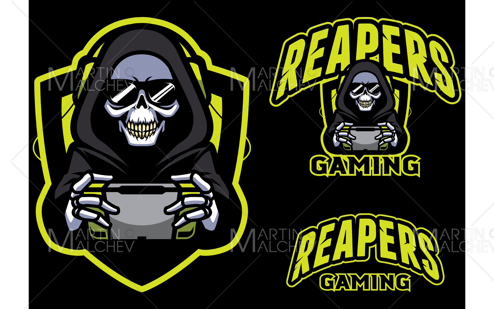Reapers Gaming Mascot Vector Illustration