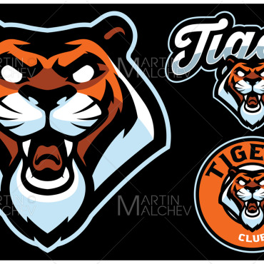 Mascot Tiger Vectors Templates 297482