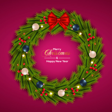 <a class=ContentLinkGreen href=/fr/kits_graphiques_templates_illustrations.html>Illustrations</a></font> couronne noel 297551