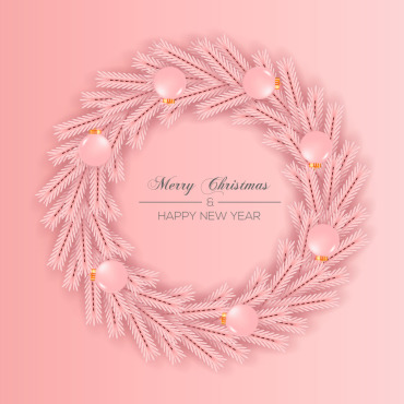 Wreath Christmas Illustrations Templates 297611