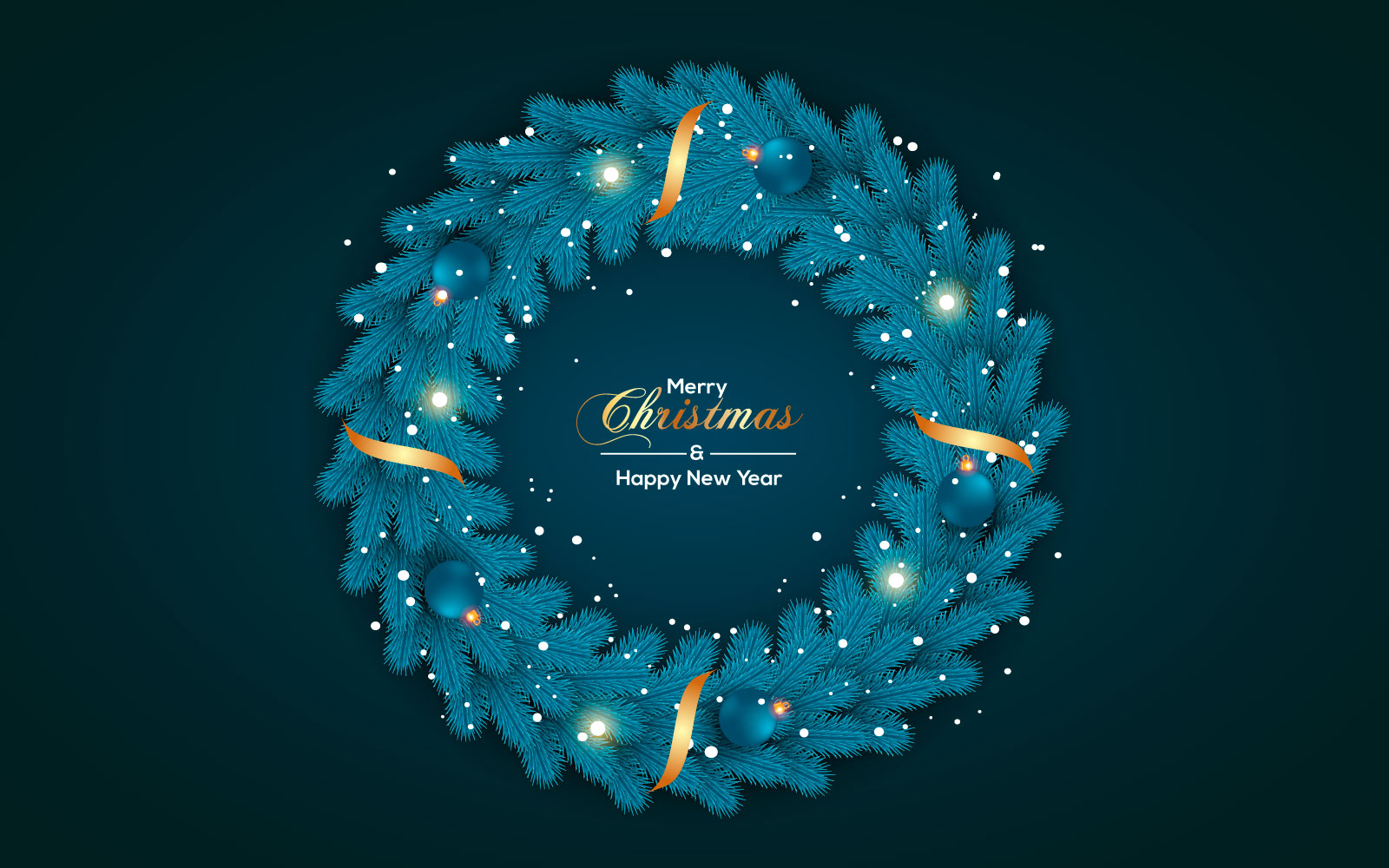 Christmas wreath vector concept design. christmas text in grass wreath element with leaves