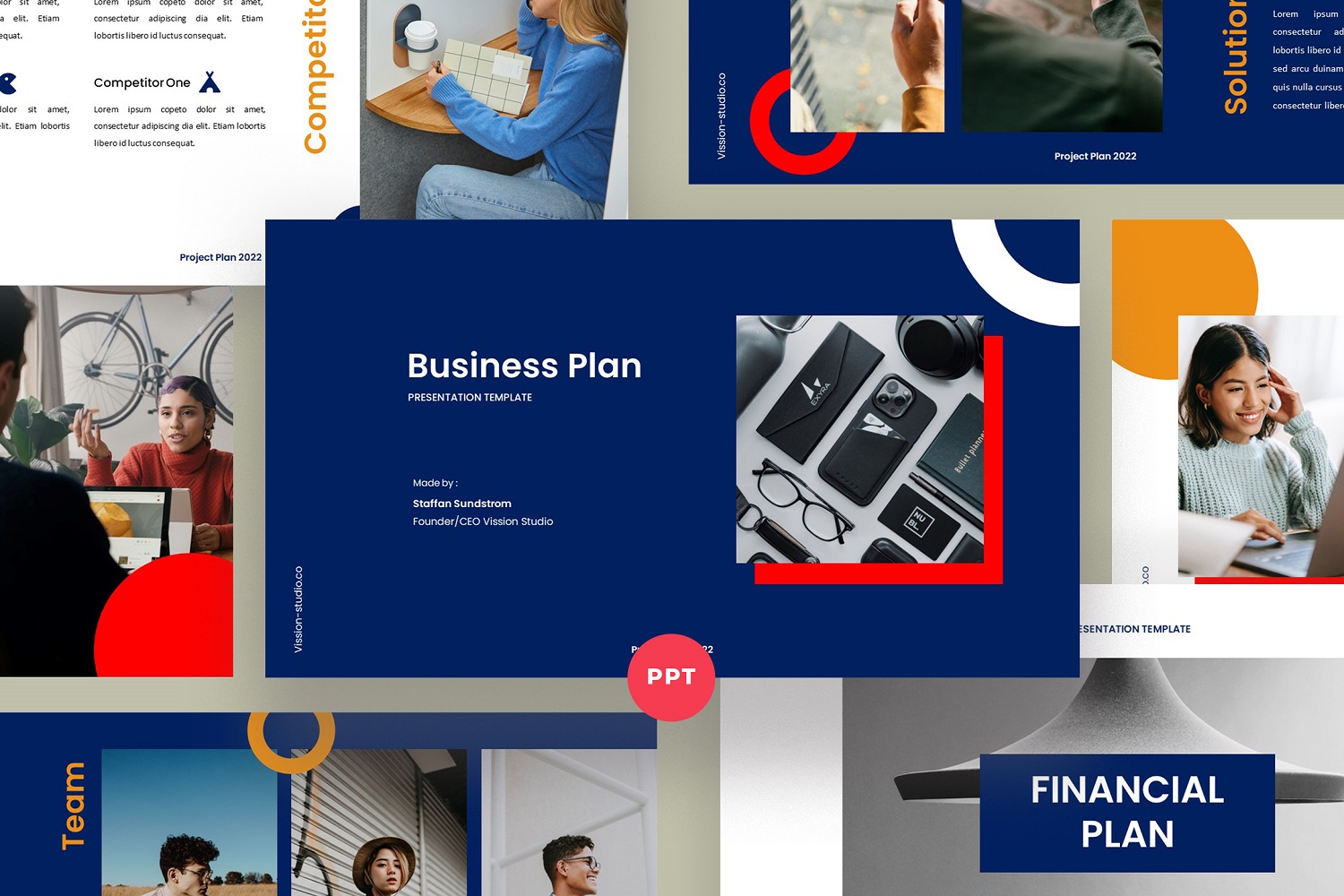 Business Plan PowerPoint Template - BP2