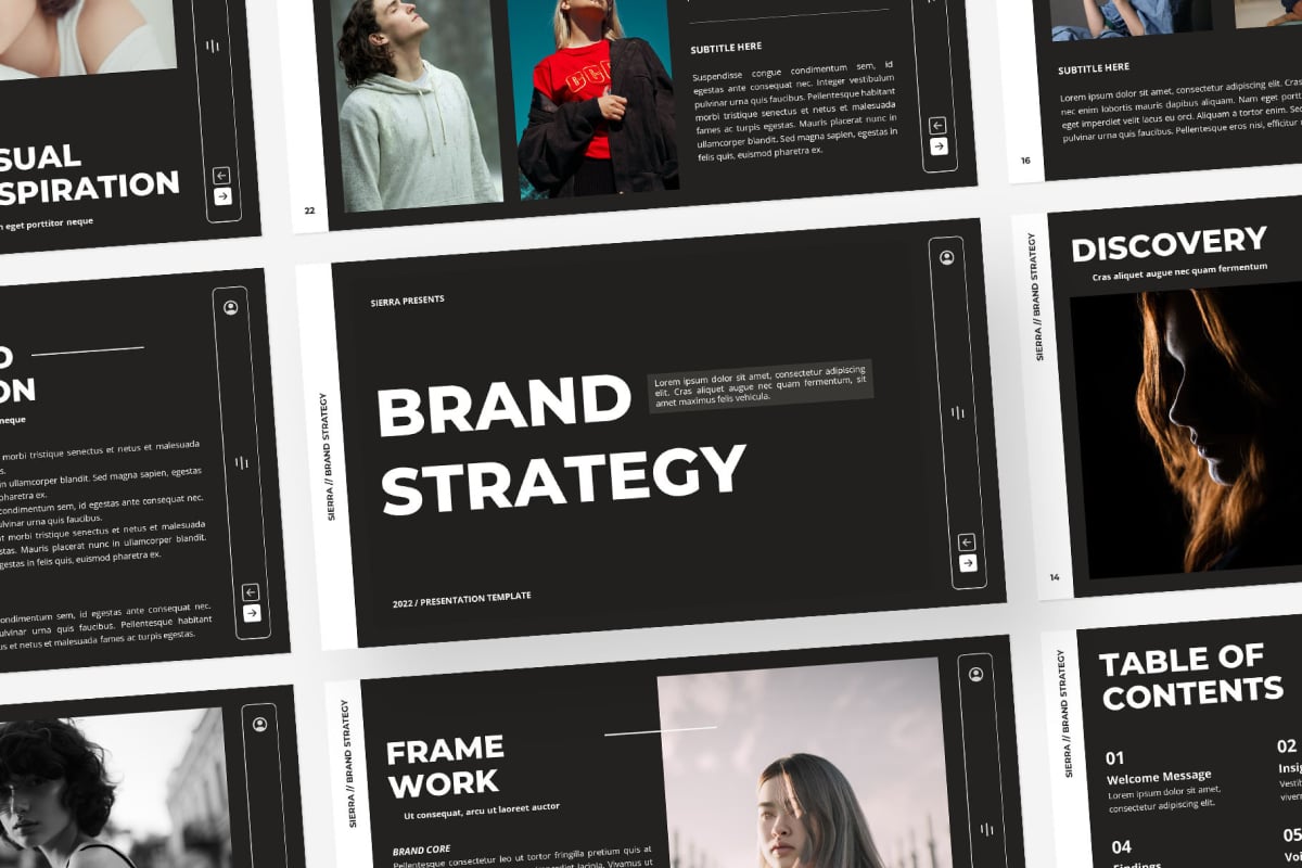 Sierra - Brand Strategy Keynote Template