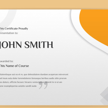 Gold Template Certificate Templates 297737