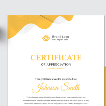 Gold Template Certificate Templates 297746