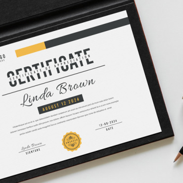 Gold Template Certificate Templates 297751