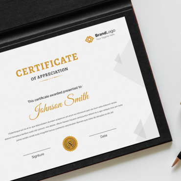 Gold Template Certificate Templates 297757