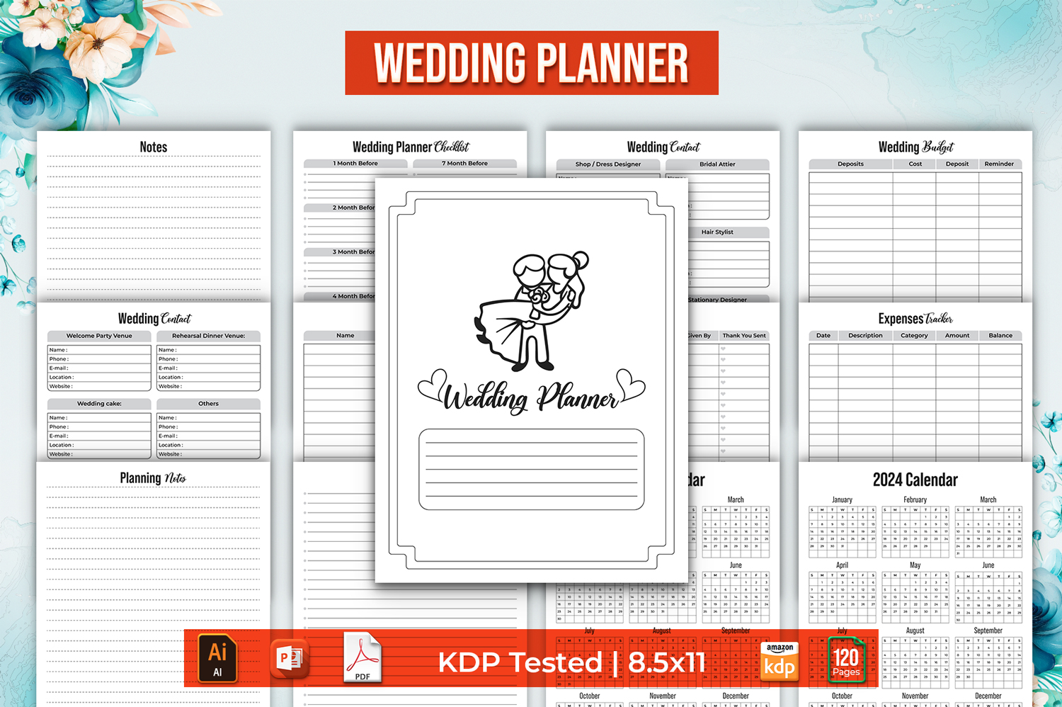 Wedding Planner Checklist KDP Interior