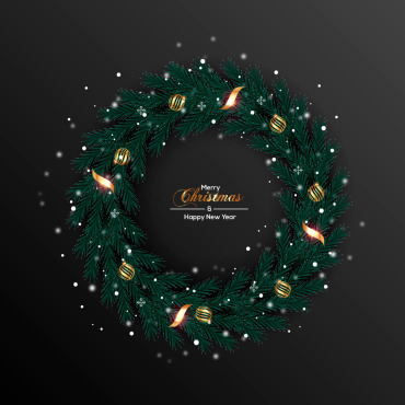 Branch Christmas Illustrations Templates 297842