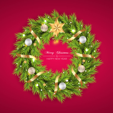 Branch Christmas Illustrations Templates 297847