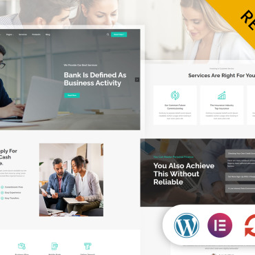 Bank Business WordPress Themes 297889