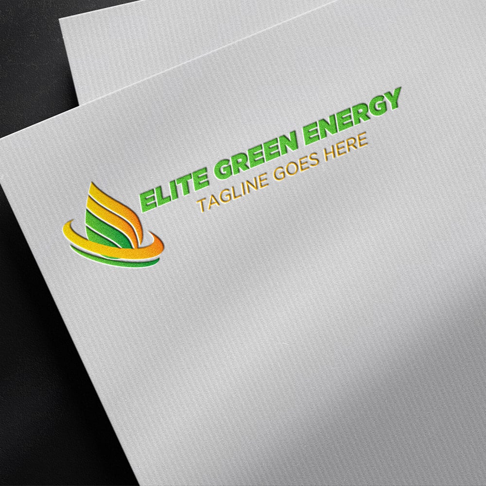 Professional Green Energy Logo Template