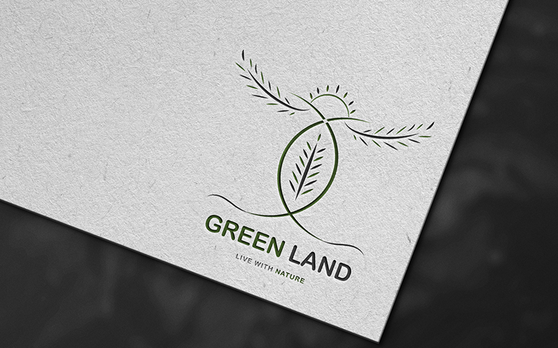 Green Land Creative Logo Design