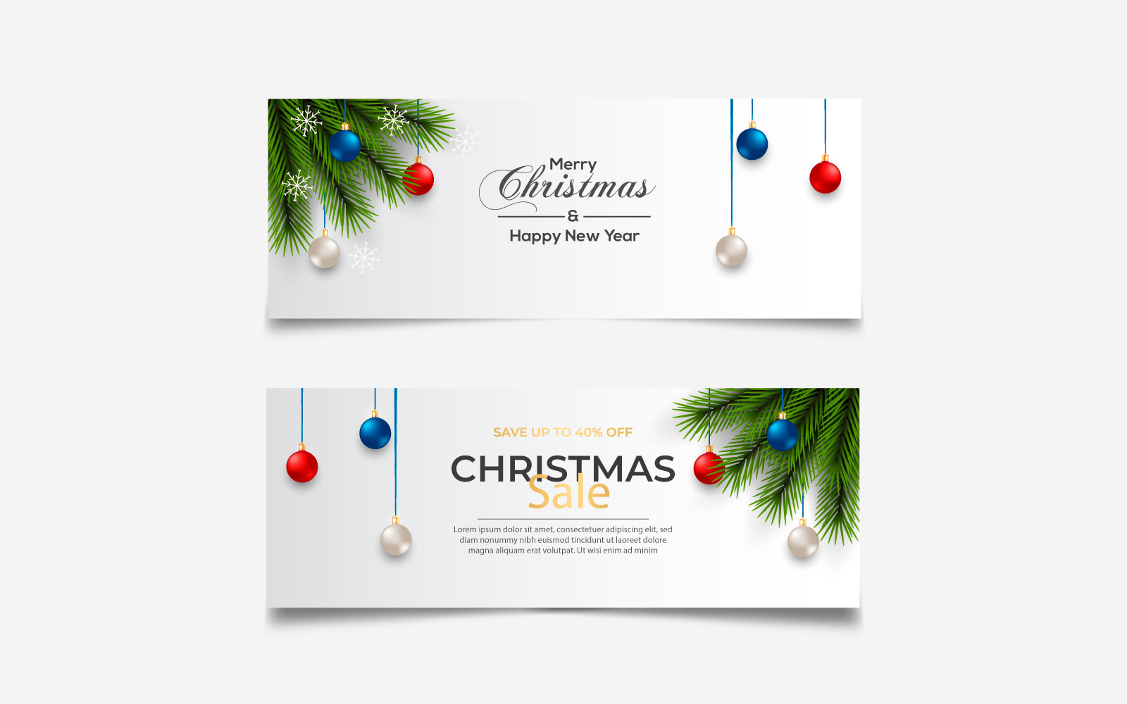 Christmas season celebration social media cover template and christmas sale design