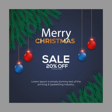 Sale Christmas Illustrations Templates 298124