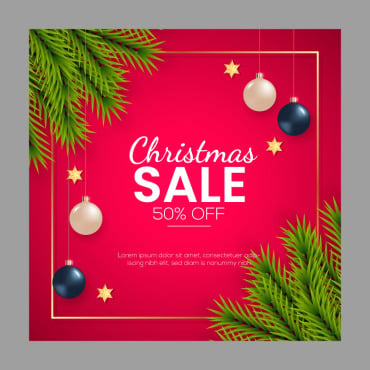 Sale Christmas Illustrations Templates 298133