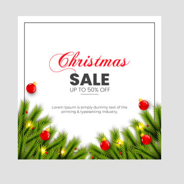 Sale Christmas Illustrations Templates 298136