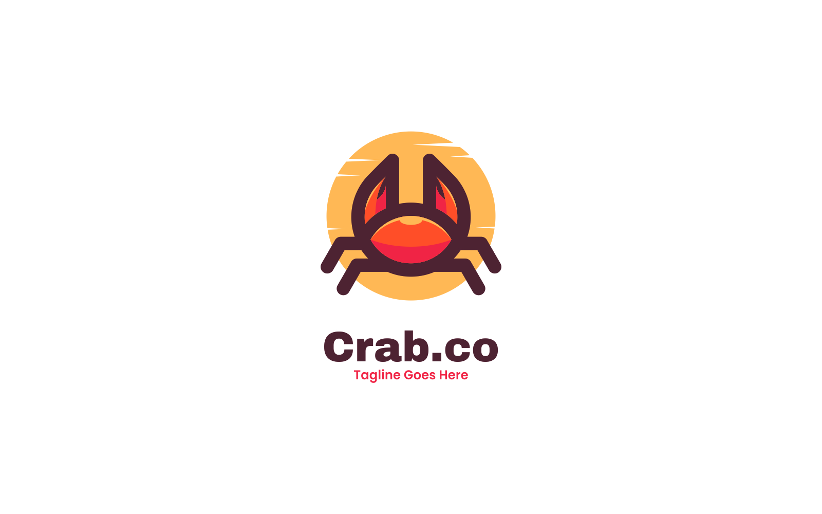 Crab Logo Concept . 👉Available for comission work . 📧  garagephic.studio@gmail.com . 🌐 garagephicstd.com . #crab #corporate  #simple… | Instagram