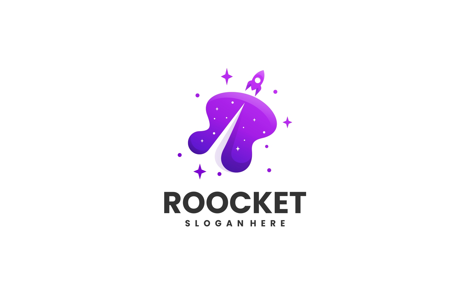 Rocket Gradient Logo Style 2