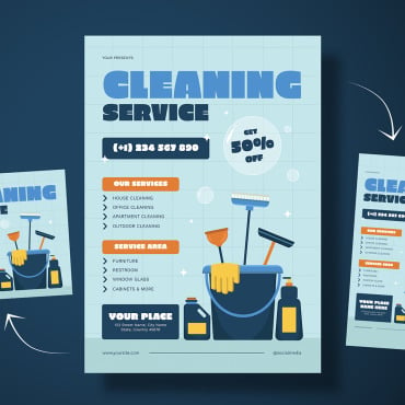 Poster Cleaning Corporate Identity 298174