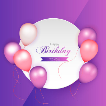 Template Birthday Illustrations Templates 298205