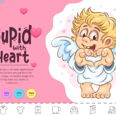 Cupid With Vectors Templates 298218