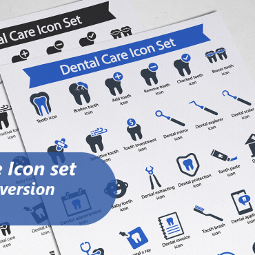 Healthcare Dental Icon Sets 298227