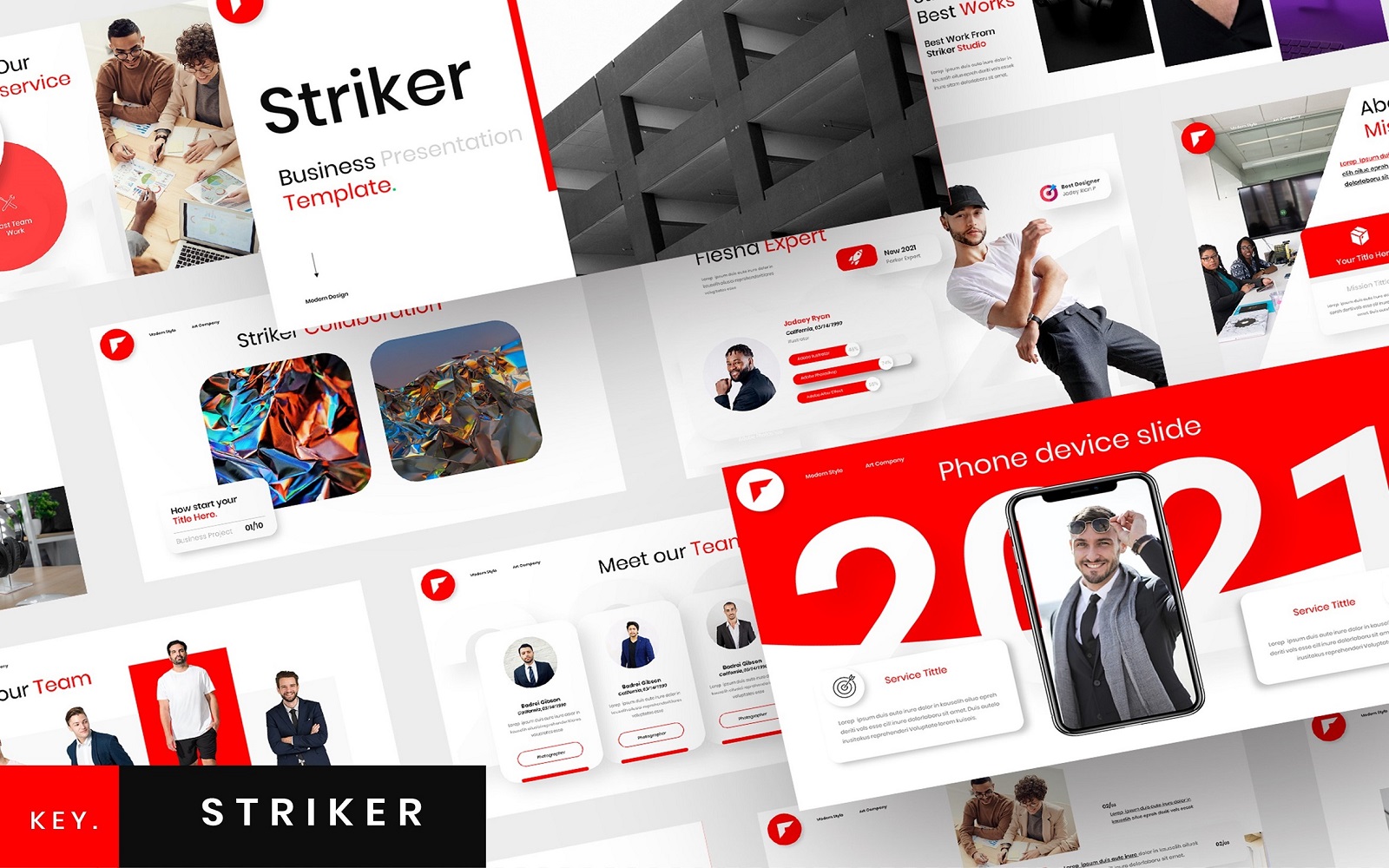 Striker – Busines Keynote Template